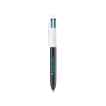 Gerecyclede kunststof balpen, uit de EU, met 4-kleureninkt BIC® met afdrukgebied