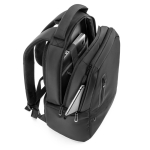 Laptoprugzak met 2 gewatteerde compartimenten 20L 17” kleur zwart zesde weergave