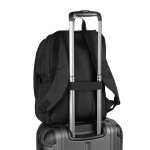 Reisrugzak met volledige opening en vak, inhoud 25 L, 16'' kleur zwart vijfde weergave