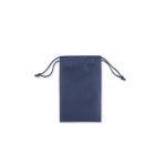 Oprolbare koeltas van 7 l met verstelbare sluiting van synthetisch leer kleur blauw eerste weergave