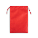 Grote trekkoordtas van non-woven met gesealde sluiting 60 g/m² kleur rood eerste weergave