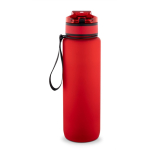 Matte rubberen RPET drinkfles met motiverende teksten 1,06 ml kleur rood tweede weergave