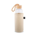 Flessenhoes van gerecycled vilt voor vervoer kleur beige derde weergave