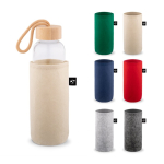 Flessenhoes van gerecycled vilt voor vervoer diverse kleuren