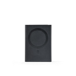 Magnetische telefoonportemonnee met magnetische RFID-sluiting kleur zwart tweede weergave