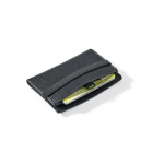 Kaarthouder met elastische sluiting en RFID-bescherming voor 5 kaarten kleur zwart derde weergave