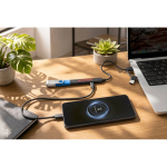 Ecologische multifunctionele USB-hub met 4 poorten en 10W opladen luxe weergave