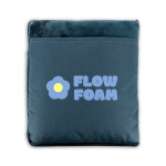 Zachte 3-in-1 fleece deken met voorvak 220 g/m² kleur blauw afbeelding met logo 3
