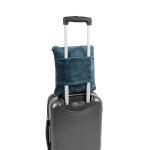 Zachte 3-in-1 fleece deken met voorvak 220 g/m² kleur blauw derde weergave