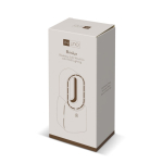 Draagbare bladloze ventilator met LED-licht in 6 kleuren en 4 standen kleur wit
