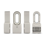 Draagbare bladloze ventilator met LED-licht in 6 kleuren en 4 standen kleur beige zesde weergave
