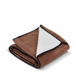 Polyester microvezeldeken met sublimatie in full colour 500 g/m² kleur bruin derde weergave