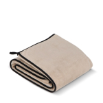 Polyester microvezeldeken met sublimatie in full colour 500 g/m² kleur beige tweede weergave
