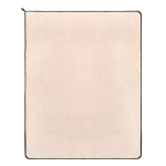 Polyester microvezeldeken met sublimatie in full colour 500 g/m² kleur beige vierde weergave