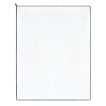 Polyester microvezeldeken met sublimatie in full colour 500 g/m² kleur beige vijfde weergave