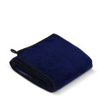 Polyester microvezeldeken met sublimatie in full colour 500 g/m² kleur donkerblauw tweede weergave