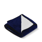Polyester microvezeldeken met sublimatie in full colour 500 g/m² kleur donkerblauw derde weergave