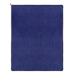 Polyester microvezeldeken met sublimatie in full colour 500 g/m² kleur donkerblauw vierde weergave
