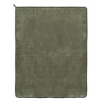 Polyester microvezeldeken met sublimatie in full colour 500 g/m² kleur olijfgroen vierde weergave