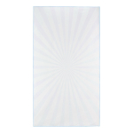 RPET strandhanddoek met sneldrogende technologie 100x180cm kleur blauw zesde weergave