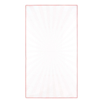 RPET strandhanddoek met sneldrogende technologie 100x180cm kleur rood zesde weergave