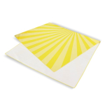 RPET strandhanddoek met sneldrogende technologie 100x180cm kleur geel derde weergave