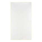 RPET strandhanddoek met sneldrogende technologie 100x180cm kleur geel zesde weergave