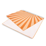 RPET strandhanddoek met sneldrogende technologie 100x180cm kleur oranje derde weergave