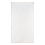 RPET strandhanddoek met sneldrogende technologie 100x180cm kleur oranje zesde weergave