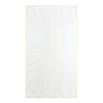 RPET strandhanddoek met sneldrogende technologie 100x180cm kleur limoen groen zesde weergave