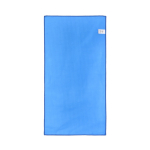 RPET handdoek met sneldrogende technologie en zakje 40x80 cm kleur blauw vijfde weergave