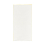 RPET handdoek met sneldrogende technologie en zakje 40x80 cm kleur geel zesde weergave