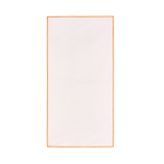 RPET handdoek met sneldrogende technologie en zakje 40x80 cm kleur oranje zesde weergave