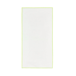 RPET handdoek met sneldrogende technologie en zakje 40x80 cm kleur limoen groen zesde weergave