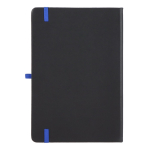 A5-notitieboek met harde PU-kaft voor lasergravure kleur blauw tweede weergave