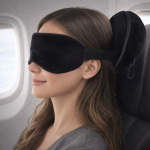 Reiskussen 2-in-1 met geïntegreerd slaapmasker en hoes zesde weergave