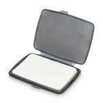 Set eendosis zeepblaadjes in plastic etui 20 stuks kleur zwart tweede weergave