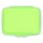 Set eendosis zeepblaadjes in plastic etui 20 stuks kleur groen vierde weergave