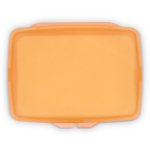 Set eendosis zeepblaadjes in plastic etui 20 stuks kleur oranje vierde weergave