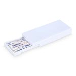 Naaikit in plastic doos met pleisters, ideaal voor reizen kleur wit tweede weergave