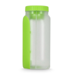Multifunctionele lunchbox met schroefdeksel en bestek kleur limoen groen zesde weergave