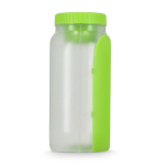 Multifunctionele lunchbox met schroefdeksel en bestek kleur limoen groen zevende weergave