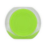 Multifunctionele lunchbox met schroefdeksel en bestek kleur limoen groen negende weergave