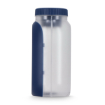 Multifunctionele lunchbox met schroefdeksel en bestek kleur donkerblauw zesde weergave