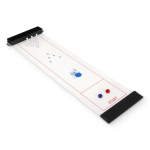Compact tafelbowling spel met uitklapbare baan en opbergdoos kleur zwart derde weergave