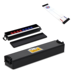 Compact draagbaar tafelcurlingspel met opbergdoos