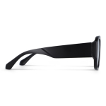 Zonnebril van gerecycled hard plastic met UV400-bescherming kleur zwart tweede weergave