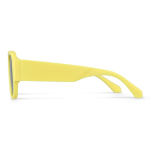 Zonnebril van gerecycled hard plastic met UV400-bescherming kleur geel vierde weergave