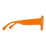 Zonnebril van gerecycled hard plastic met UV400-bescherming kleur oranje derde weergave