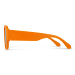 Zonnebril van gerecycled hard plastic met UV400-bescherming kleur oranje vierde weergave